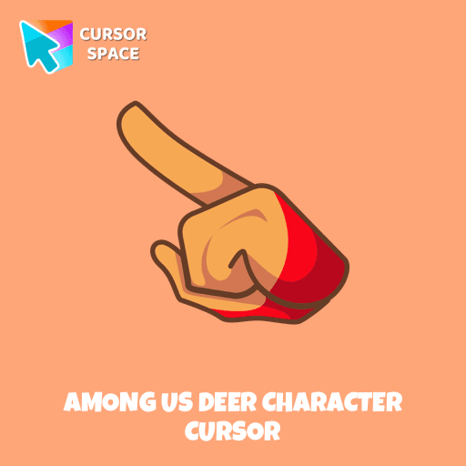Among Us Deer Character cursor