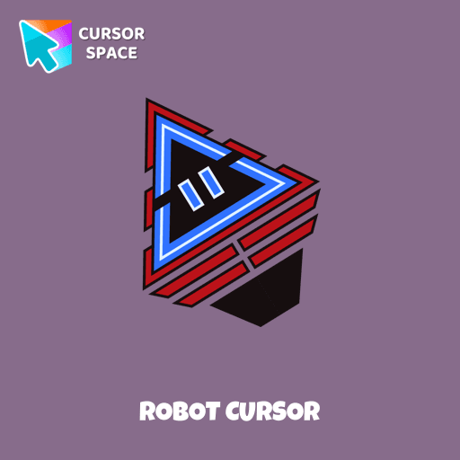 Robot cursor arrow cursor