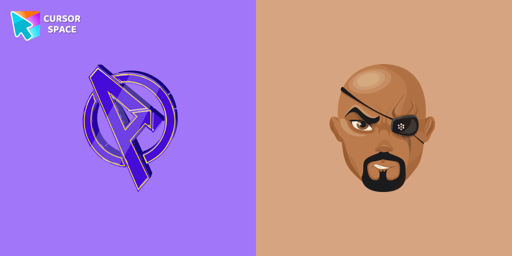Nick Fury cursor cursor pack